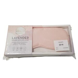 NWT‎ Lavender Infused Satin Eye Mask Color Rosewater Size OS